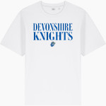 Devonshire Knights <span class="pdp-name-mascot">Devonshire Knights</span> Stanley/Stella Unisex Freestyler Heavyweight Tee Front Thumbnail
