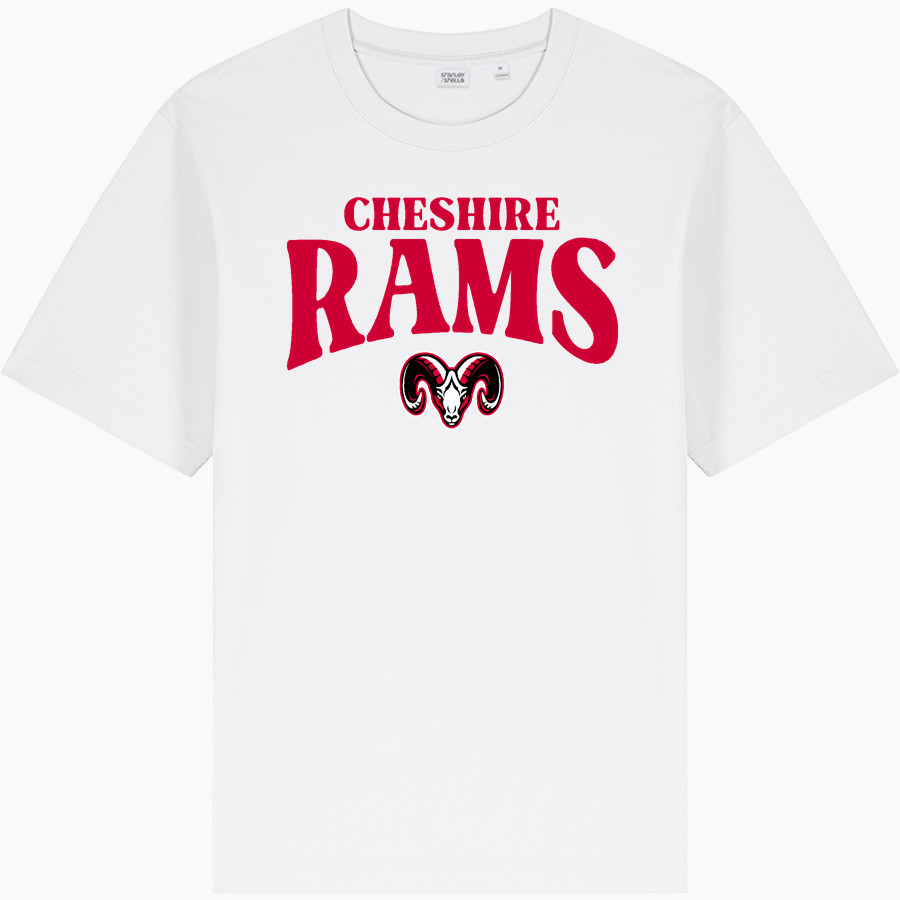 CHESHIRE HIGH SCHOOL RAMS Stanley/Stella Unisex Freestyler Heavyweight Tee