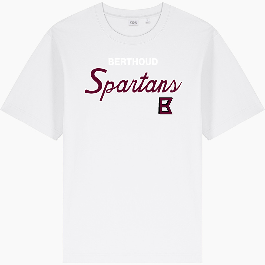 BERTHOUD HIGH SCHOOL SPARTANS Stanley/Stella Unisex Freestyler Heavyweight Tee