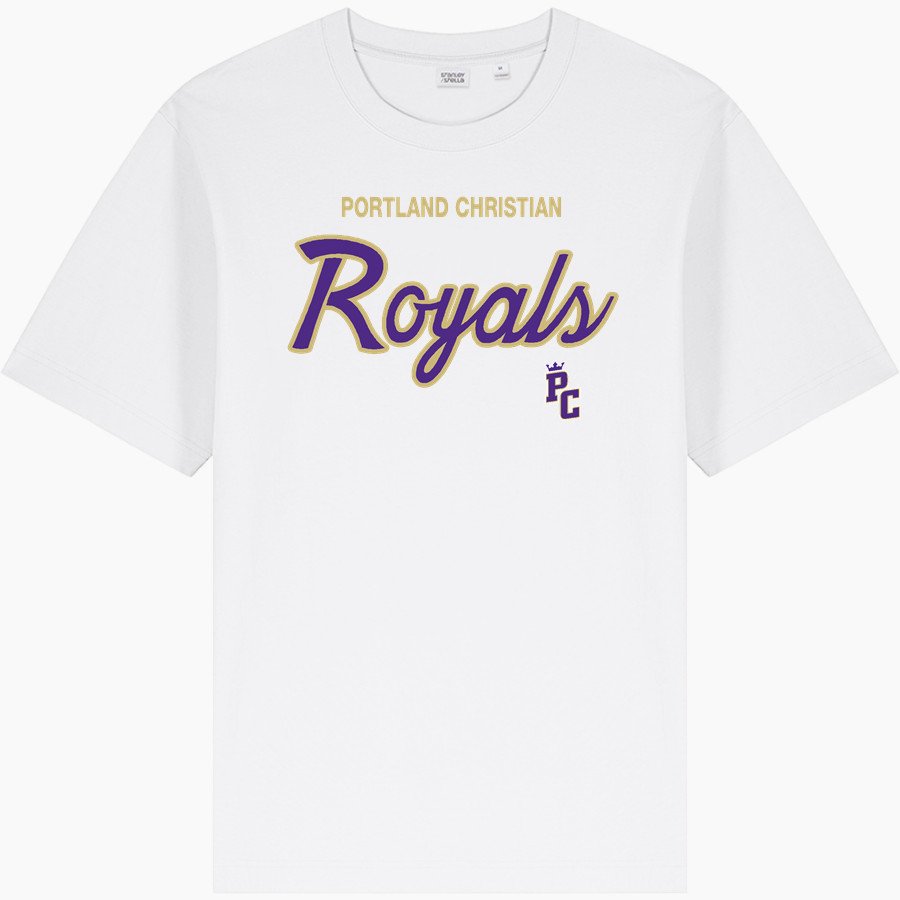 PORTLAND CHRISTIAN HIGH SCHOOL ROYALS Stanley/Stella Unisex Freestyler Heavyweight Tee