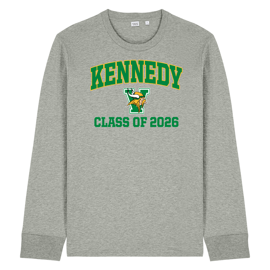KENNEDY Vikings <span class="pdp-name-mascot">JOHN F KENNEDY MIDDLE SCHOOL Vikings</span> Stanley/Stella Unisex Creator 2.0 Long Sleeve Tee