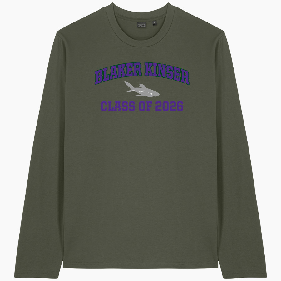 Blaker Kinser Sharks <span class="pdp-name-mascot">Blaker Kinser Sharks</span> Stanley/Stella Unisex Creator 2.0 Long Sleeve Tee
