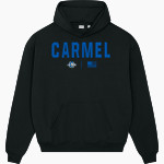 Carmel Greyhounds Greyhounds <span class="pdp-name-mascot">Carmel Greyhounds</span> Stanley/Stella Unisex Cooper Dry Hooded Sweatshirt Front Thumbnail