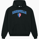 ZANESVILLE HIGH SCHOOL BLUE DEVILS Stanley/Stella Unisex Cooper Dry Hooded Sweatshirt Front Thumbnail