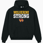 Au Gres-Sims HIGH SCHOOL WOLVERINES <span class="pdp-name-mascot">AU GRES - SIMS WOLVERINES</span> Stanley/Stella Unisex Cooper Dry Hooded Sweatshirt Front Thumbnail