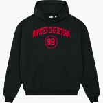Jupiter Christian Eagles Stanley/Stella Unisex Cooper Dry Hooded Sweatshirt Front Thumbnail