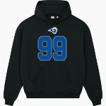 Legacy Rams Stanley/Stella Unisex Cooper Dry Hooded Sweatshirt Front Thumbnail