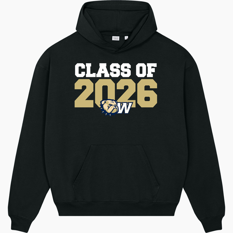 Wingate University Bulldogs Stanley/Stella Unisex Cooper Dry Hooded Sweatshirt