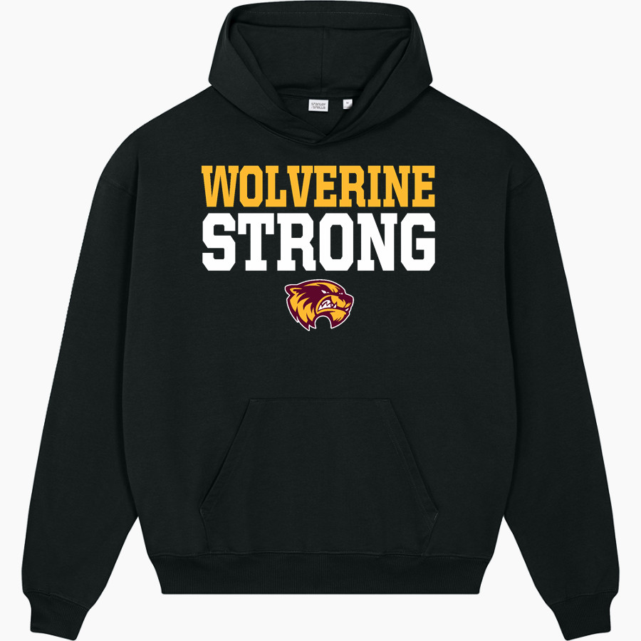 Au Gres-Sims HIGH SCHOOL WOLVERINES <span class="pdp-name-mascot">AU GRES - SIMS WOLVERINES</span> Stanley/Stella Unisex Cooper Dry Hooded Sweatshirt