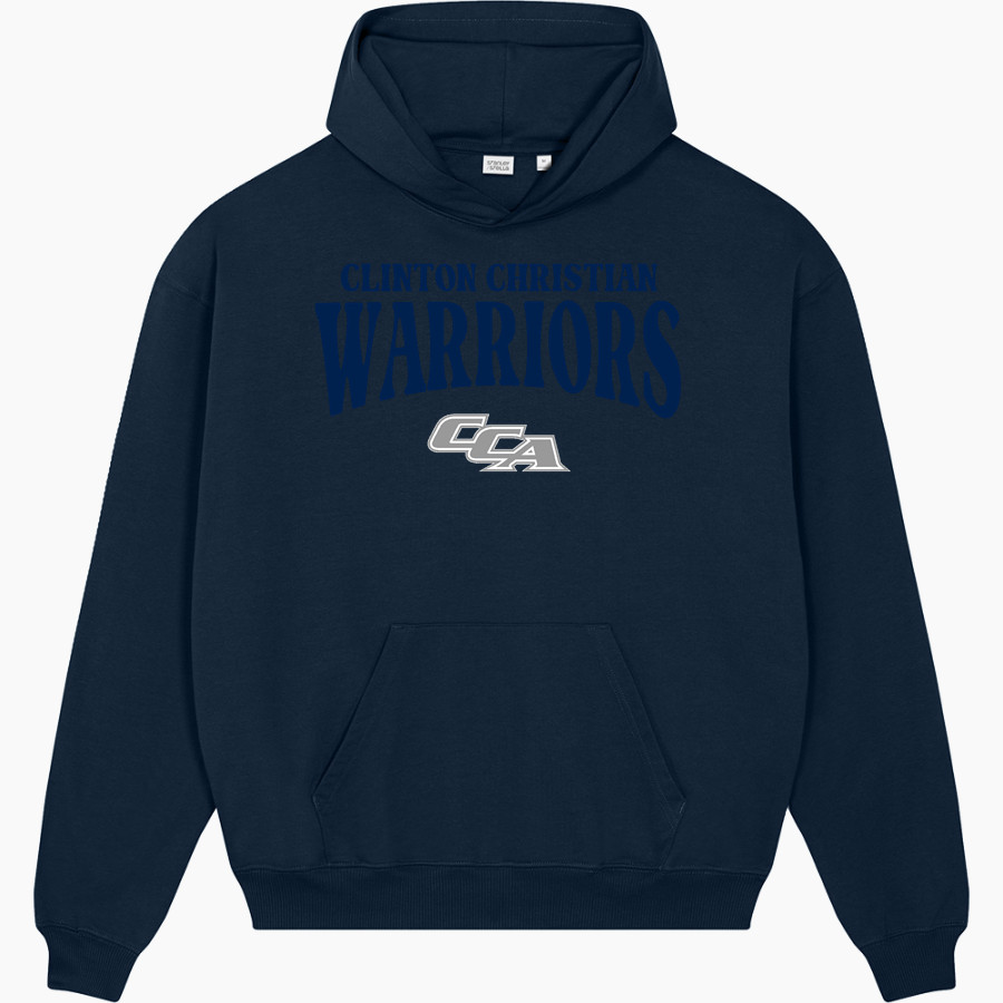 Clinton Christian Warriors Stanley/Stella Unisex Cooper Dry Hooded Sweatshirt