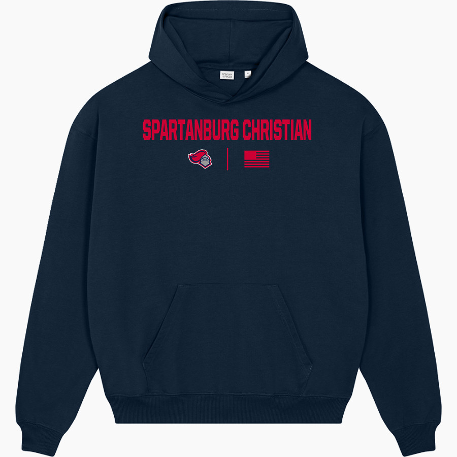 SPARTANBURG CHRISTIAN ACADEMY WARRIORS <span class="pdp-name-mascot">SPARTANBURG WARRIORS</span> Stanley/Stella Unisex Cooper Dry Hooded Sweatshirt