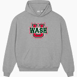 WashU Online Store <span class="pdp-name-mascot">Washington University Bears</span> Stanley/Stella Unisex Cooper Dry Hooded Sweatshirt Front Thumbnail