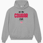 Mountain View Cougars Stanley/Stella Unisex Cooper Dry Hooded Sweatshirt Front Thumbnail