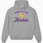 DEFOREST HIGH SCHOOL NORSKIES Stanley/Stella Unisex Cooper Dry Hooded Sweatshirt Front Thumbnail
