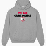 Grace College Lancers Stanley/Stella Unisex Cooper Dry Hooded Sweatshirt Front Thumbnail