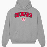Mountain View Cougars Stanley/Stella Unisex Cooper Dry Hooded Sweatshirt Front Thumbnail