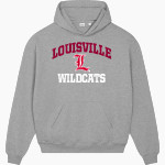 LOUISVILLE HIGH SCHOOL WILDCATS <span class="pdp-name-mascot">LOUISVILLE WILDCATS</span> Stanley/Stella Unisex Cooper Dry Hooded Sweatshirt Front Thumbnail