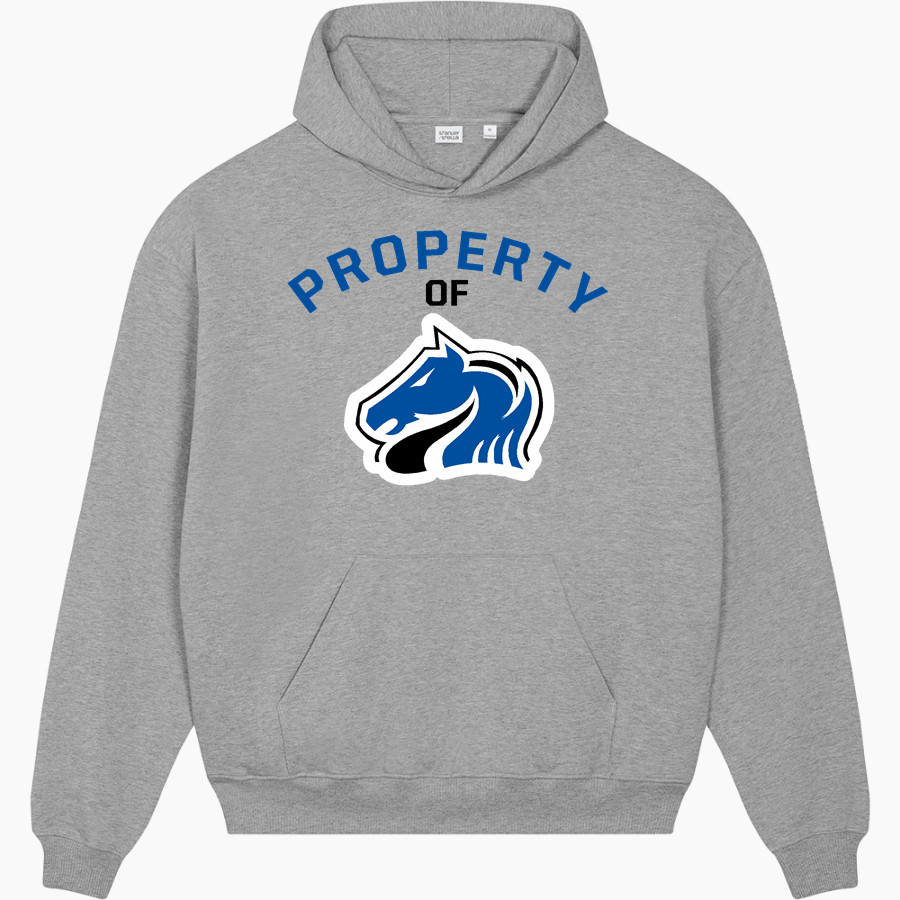 MERRITT ACADEMY HIGH SCHOOL MUSTANGS Stanley/Stella Unisex Cooper Dry Hooded Sweatshirt
