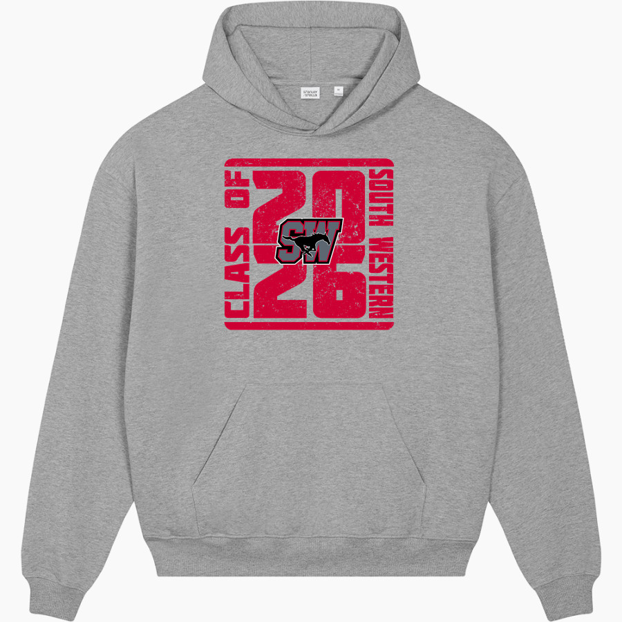 SOUTH WESTERN SENIOR HIGH SCHOOL MUSTANGS <span class="pdp-name-mascot">SOUTH WESTERN MUSTANGS</span> Stanley/Stella Unisex Cooper Dry Hooded Sweatshirt