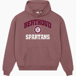 BERTHOUD HIGH SCHOOL SPARTANS Stanley/Stella Unisex Cooper Dry Hooded Sweatshirt Front Thumbnail