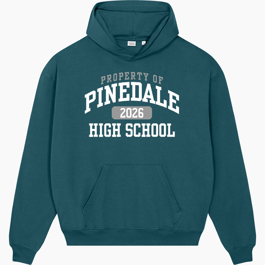 PINEDALE HIGH SCHOOL WRANGLERS Stanley/Stella Unisex Cooper Dry Hooded Sweatshirt