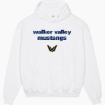 WALKER VALLEY HIGH SCHOOL MUSTANGS Stanley/Stella Unisex Cooper Dry Hooded Sweatshirt Front Thumbnail