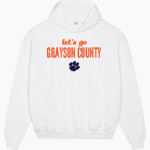 Grayson County High School Cougars <span class="pdp-name-mascot">Grayson County High School</span> Stanley/Stella Unisex Cooper Dry Hooded Sweatshirt Front Thumbnail