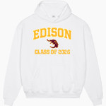 EDISON HIGH SCHOOL VIKINGS Stanley/Stella Unisex Cooper Dry Hooded Sweatshirt Front Thumbnail