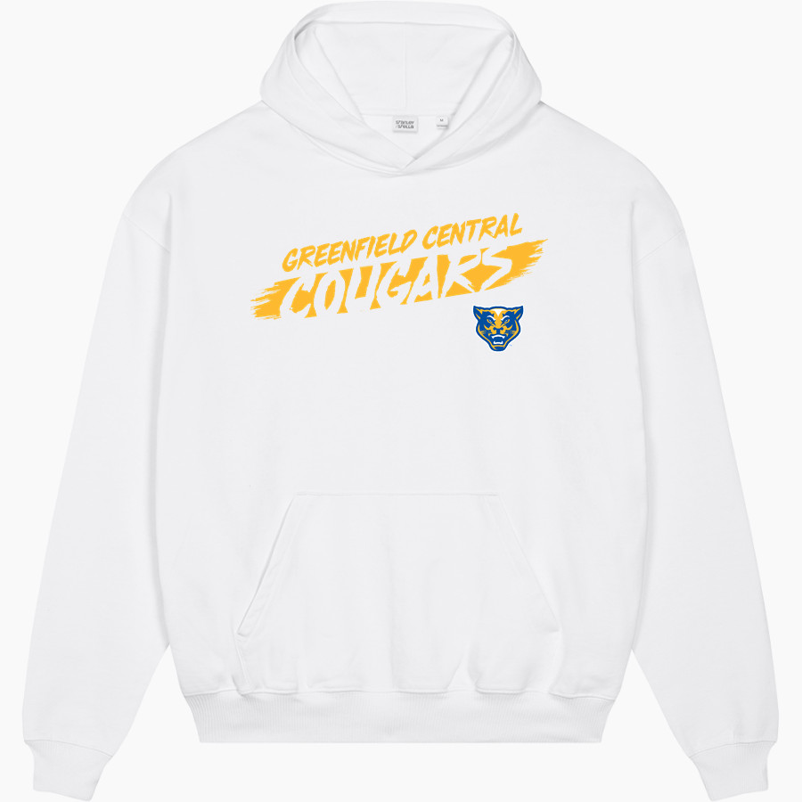 Greenfield Central Cougars Online Store <span class="pdp-name-mascot">Greenfield-Central Cougars</span> Stanley/Stella Unisex Cooper Dry Hooded Sweatshirt
