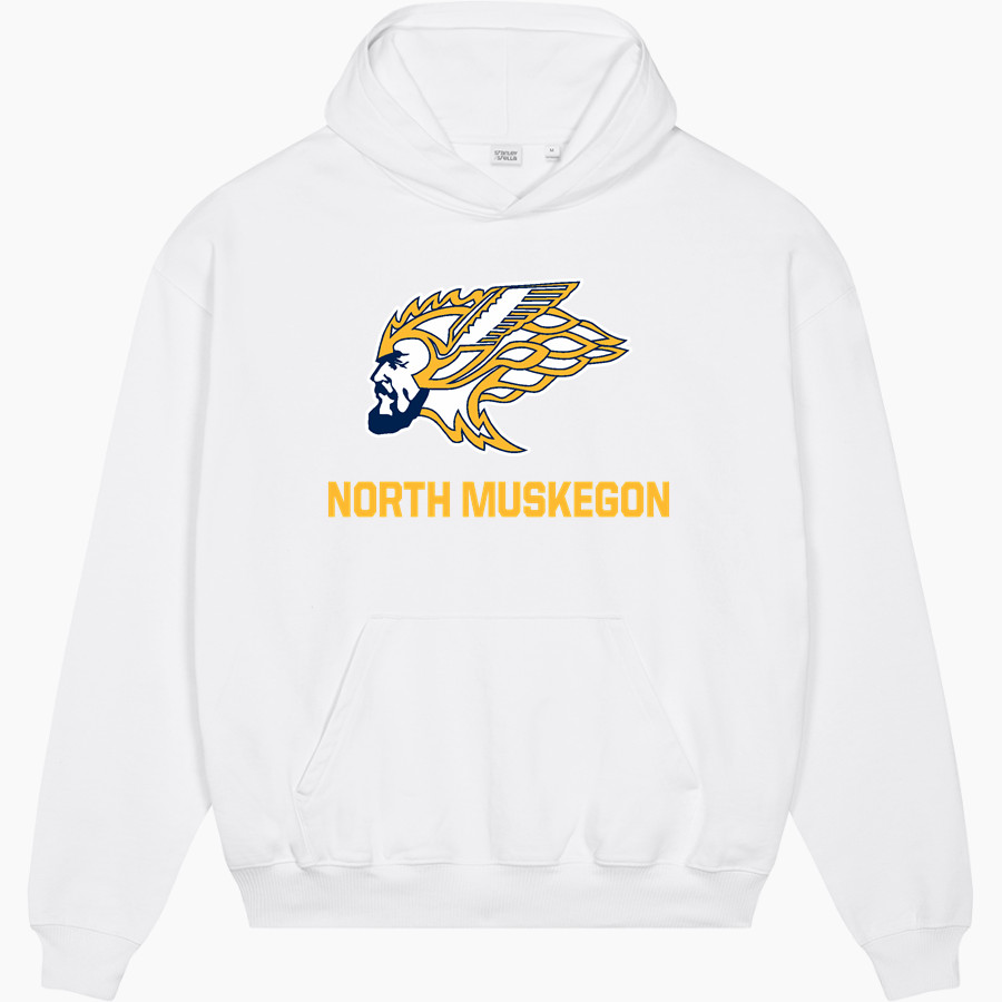 North Muskegon Norsemen <span class="pdp-name-mascot">North Muskegon High School Norsemen</span> Stanley/Stella Unisex Cooper Dry Hooded Sweatshirt