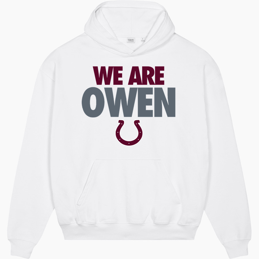 OWEN warhorses mountain tough...valley strong <span class="pdp-name-mascot">CHARLES D OWEN WARHORSES</span> Stanley/Stella Unisex Cooper Dry Hooded Sweatshirt
