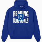 READING SENIOR HIGH SCHOOL BLUE DEVILS <span class="pdp-name-mascot">READING BLUE DEVILS</span> Stanley/Stella Unisex Cooper Dry Hooded Sweatshirt Front Thumbnail