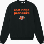 EAST RIDGE HIGH SCHOOL PIONEERS <span class="pdp-name-mascot">EAST RIDGE PIONEERS</span> Stanley/Stella Unisex Ledger Dry Crewneck Sweatshirt Front Thumbnail