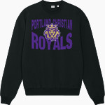 PORTLAND CHRISTIAN HIGH SCHOOL ROYALS <span class="pdp-name-mascot">PORTLAND CHRISTIAN ROYALS</span> Stanley/Stella Unisex Ledger Dry Crewneck Sweatshirt Front Thumbnail