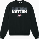 FRANKLIN HIGH SCHOOL LIGHTNING <span class="pdp-name-mascot">FRANKLIN QUAKERS</span> Stanley/Stella Unisex Ledger Dry Crewneck Sweatshirt Front Thumbnail