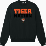 Tech High School Tigers <span class="pdp-name-mascot">Tech High School</span> Stanley/Stella Unisex Ledger Dry Crewneck Sweatshirt Front Thumbnail