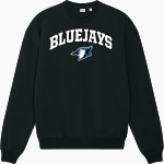 JEFFERSON HIGH SCHOOL BLUEJAYS <span class="pdp-name-mascot">JEFFERSON BLUEJAYS</span> Stanley/Stella Unisex Ledger Dry Crewneck Sweatshirt Front Thumbnail