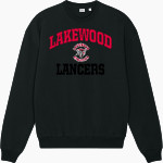 LAKEWOOD HIGH SCHOOL LANCERS <span class="pdp-name-mascot">LAKEWOOD LANCERS</span> Stanley/Stella Unisex Ledger Dry Crewneck Sweatshirt Front Thumbnail