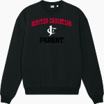 Jupiter Christian Eagles Stanley/Stella Unisex Ledger Dry Crewneck Sweatshirt Front Thumbnail