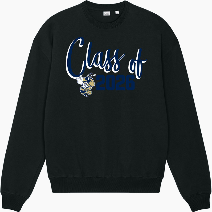 KINGFISHER HIGH SCHOOL YELLOWJACKETS <span class="pdp-name-mascot">KINGFISHER YELLOWJACKETS</span> Stanley/Stella Unisex Ledger Dry Crewneck Sweatshirt