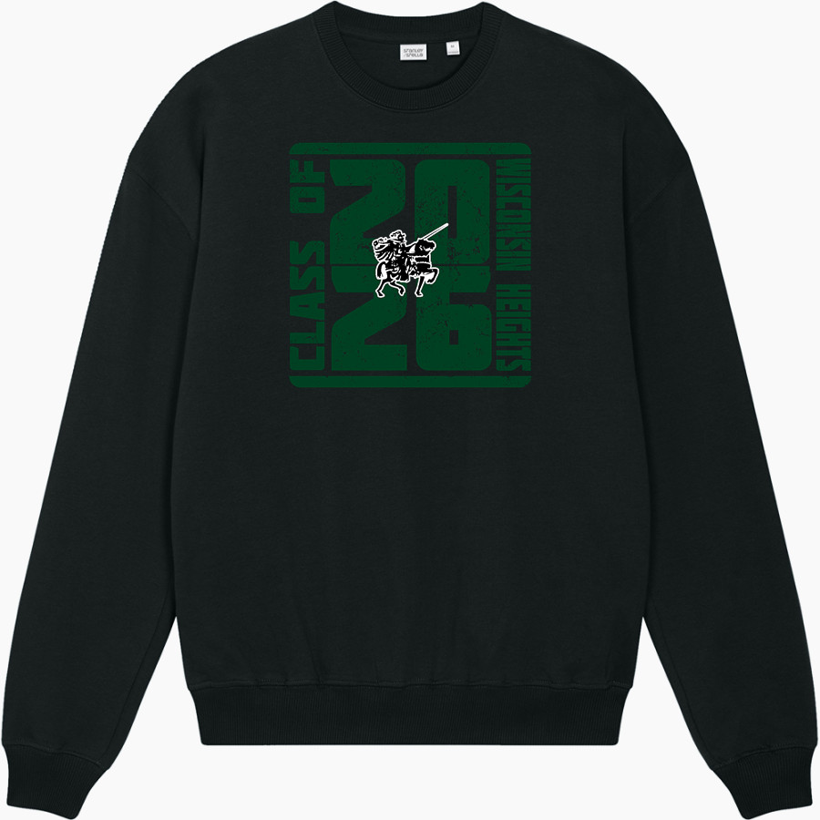 Wisconsin Heights High School Vanguards Stanley/Stella Unisex Ledger Dry Crewneck Sweatshirt