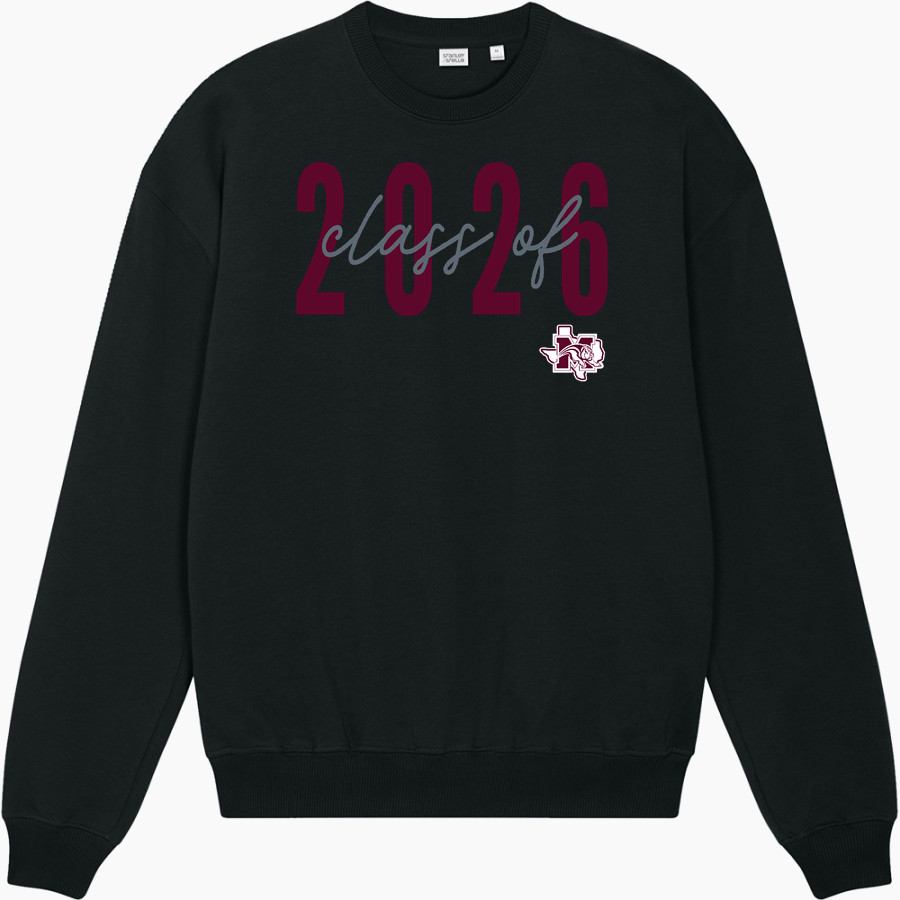 MILLSAP HIGH SCHOOL BULLDOGS <span class="pdp-name-mascot">MILLSAP BULLDOGS</span> Stanley/Stella Unisex Ledger Dry Crewneck Sweatshirt