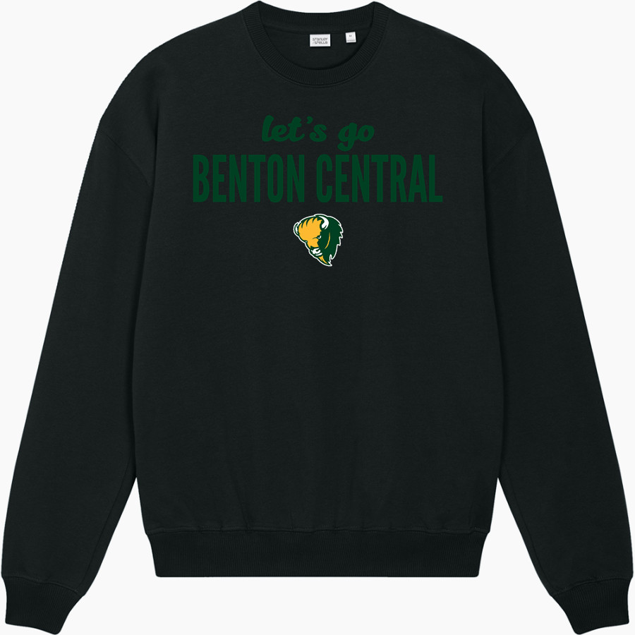 BENTON CENTRAL HIGH SCHOOL BISON <span class="pdp-name-mascot">BENTON BISON</span> Stanley/Stella Unisex Ledger Dry Crewneck Sweatshirt