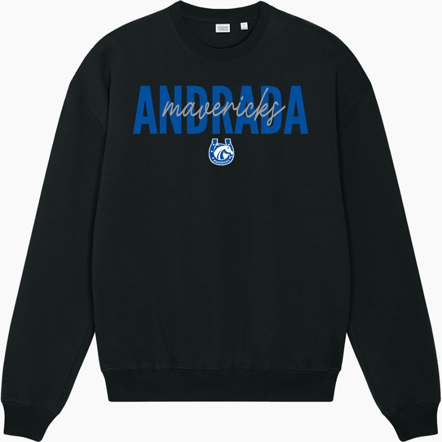 Andrada Mavericks Online Store Stanley/Stella Unisex Ledger Dry Crewneck Sweatshirt