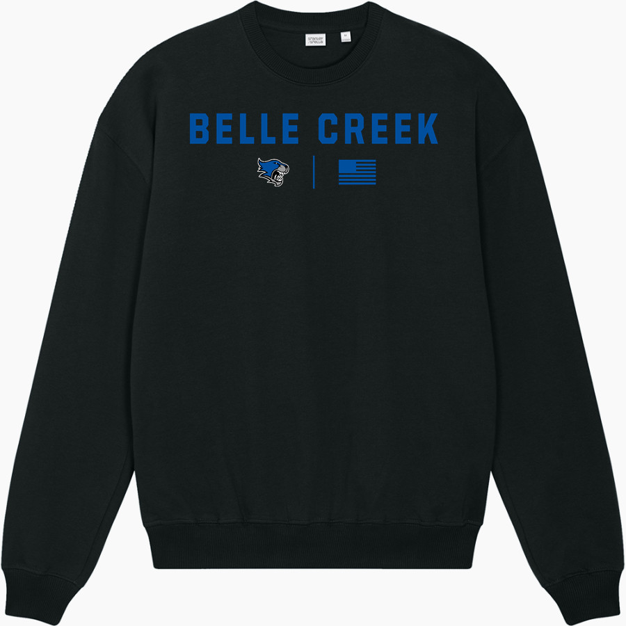 Belle Creek Wildcats <span class="pdp-name-mascot">Belle Creek Charter School Wildcats</span> Stanley/Stella Unisex Ledger Dry Crewneck Sweatshirt