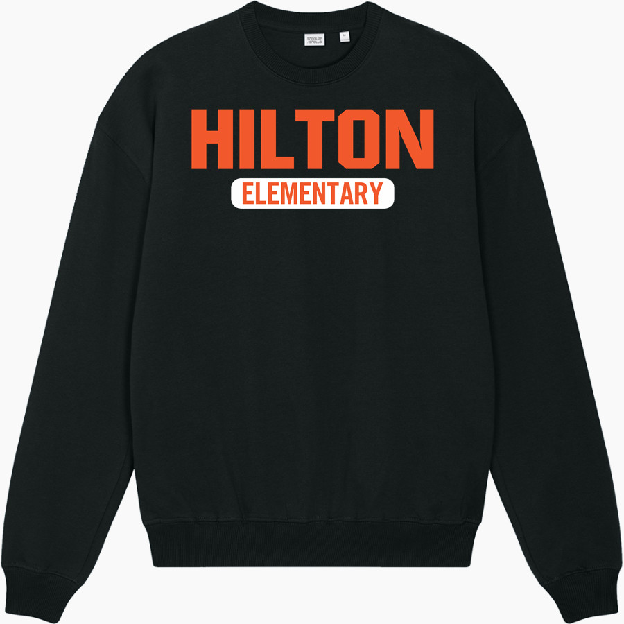 Hilton Elementary School hound dog Stanley/Stella Unisex Ledger Dry Crewneck Sweatshirt