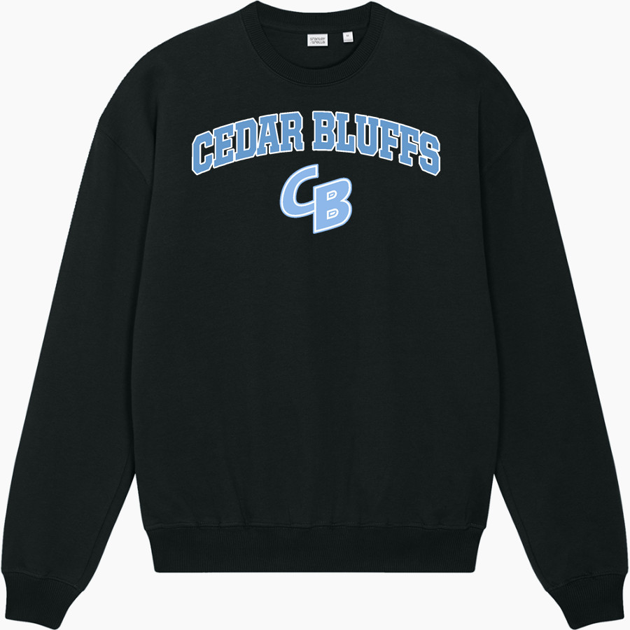 Cedar Bluffs Wildcats <span class="pdp-name-mascot">Cedar Bluffs Wildcats</span> Stanley/Stella Unisex Ledger Dry Crewneck Sweatshirt