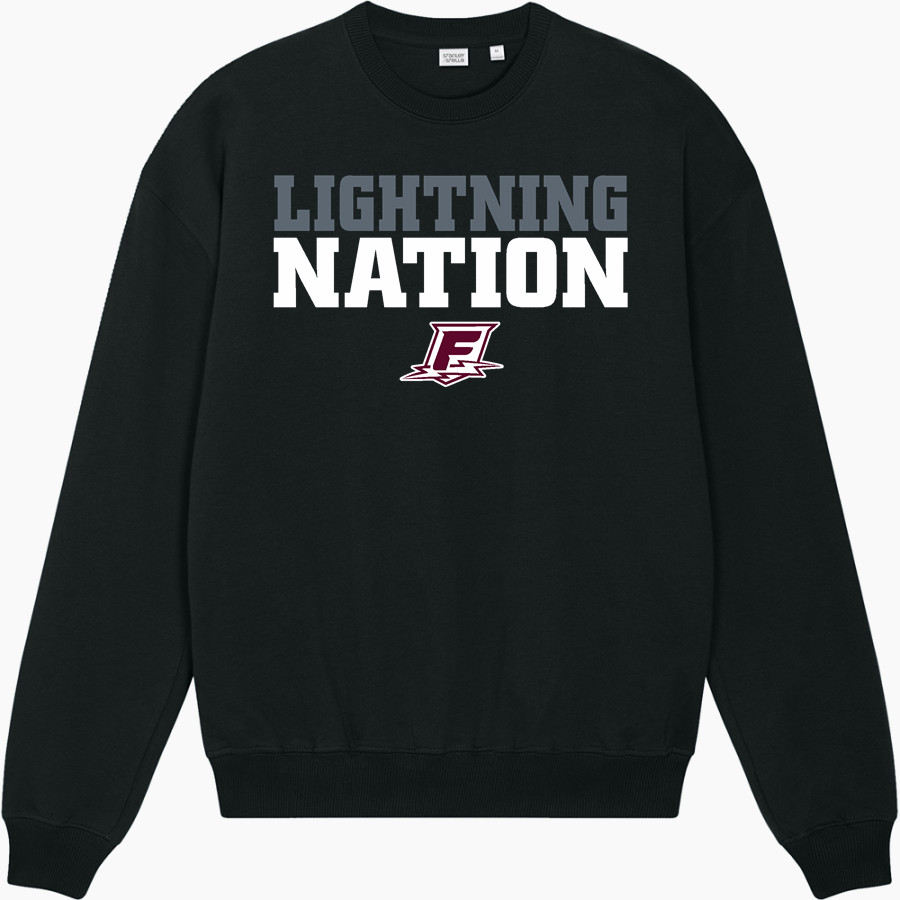 FRANKLIN HIGH SCHOOL LIGHTNING <span class="pdp-name-mascot">FRANKLIN QUAKERS</span> Stanley/Stella Unisex Ledger Dry Crewneck Sweatshirt