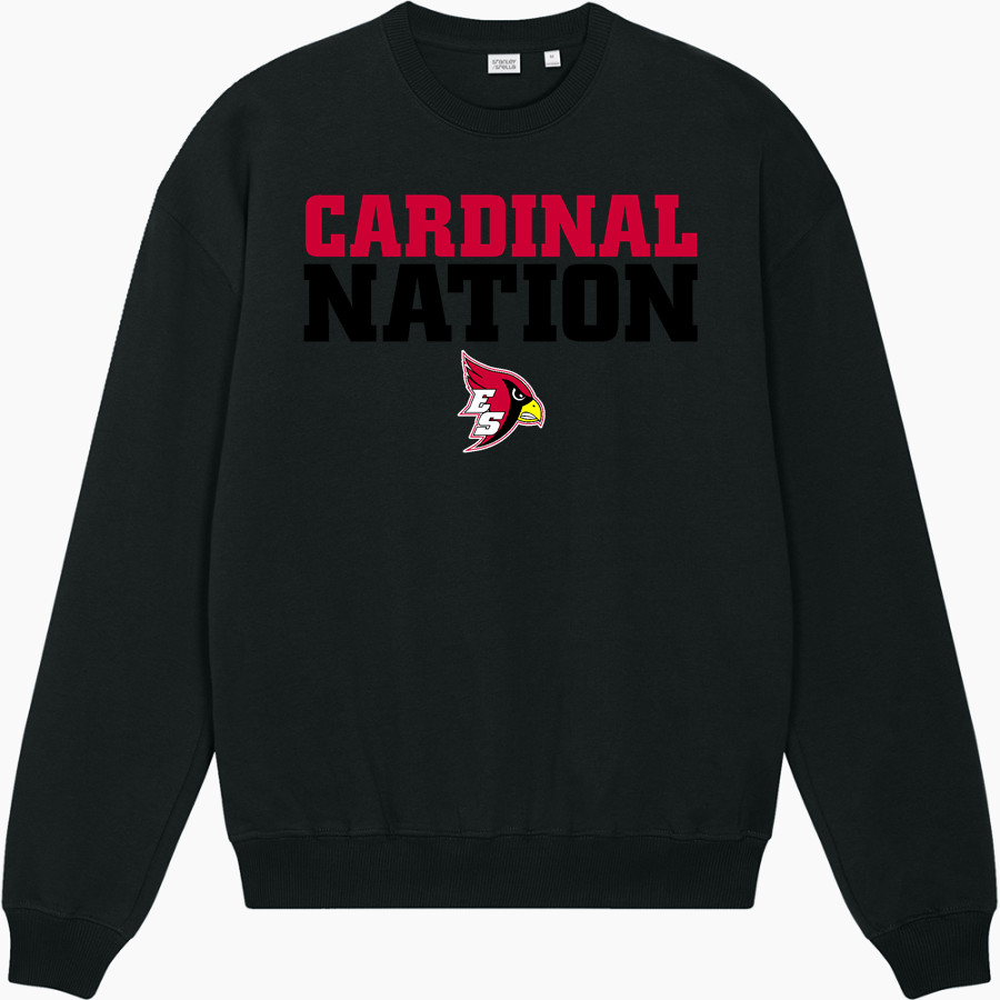 Eleva-Strum Cardinals <span class="pdp-name-mascot">Eleva-Strum Cardinals</span> Stanley/Stella Unisex Ledger Dry Crewneck Sweatshirt