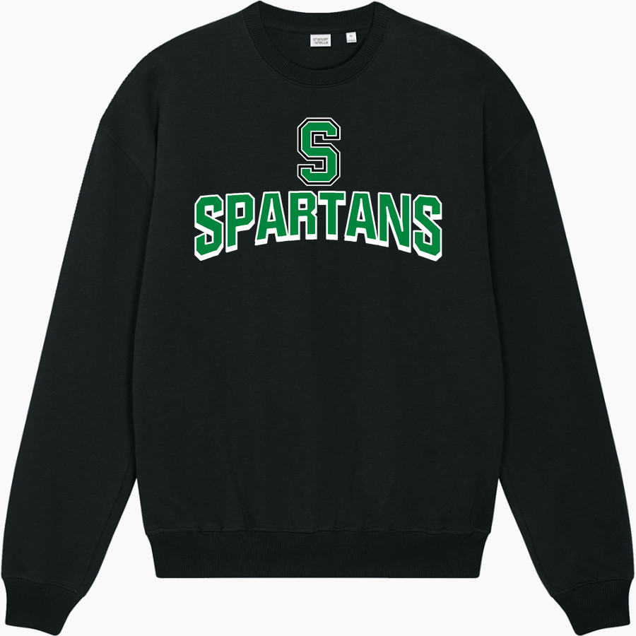 WEST MONONA HIGH SCHOOL SPARTANS Stanley/Stella Unisex Ledger Dry Crewneck Sweatshirt